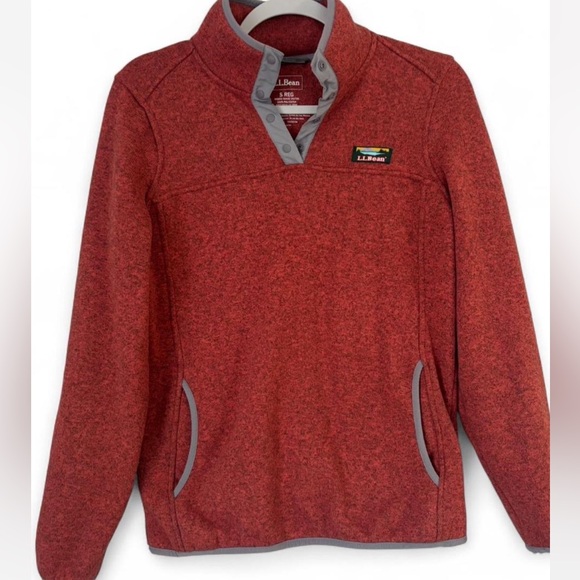 L.L. Bean Sweaters - LL BEAN SNAP PULLOVER FLEECE